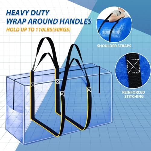 42 X 23 X 13.5 XXL Jumbo Heavy Duty Moving & Storage Bags — 1 Pack