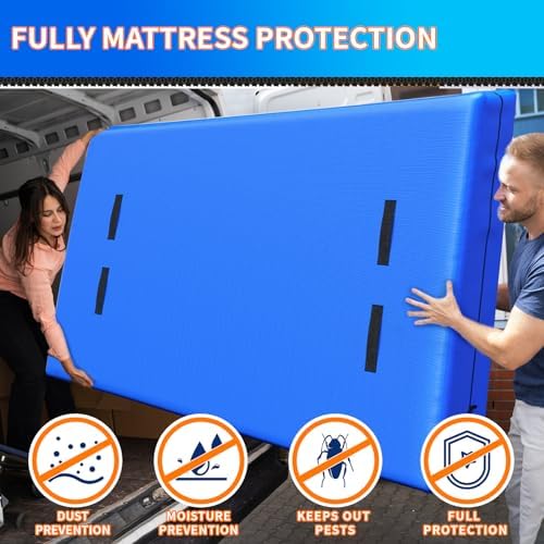Queen Mattress Bag for Moving & Storage — Heavy Duty Waterproof